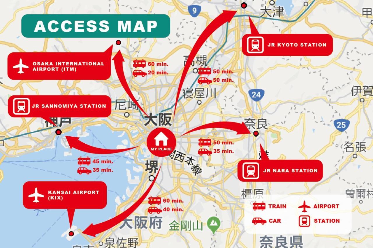 Airspace Nipponbashi Osaka Dış mekan fotoğraf
